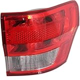 Garage-Pro Tail Light Assembly For Jeep Grand Cherokee 2011-2013 Body Mount, Halogen With Bulb, Passenger Side, Outer CH2805100