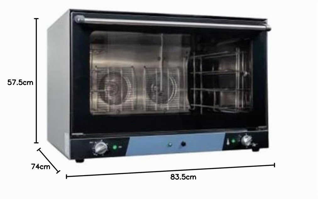 MBH - Forno elettrico professionale a convezione 4 teglie 60x40. forni professionali ristorazione.
