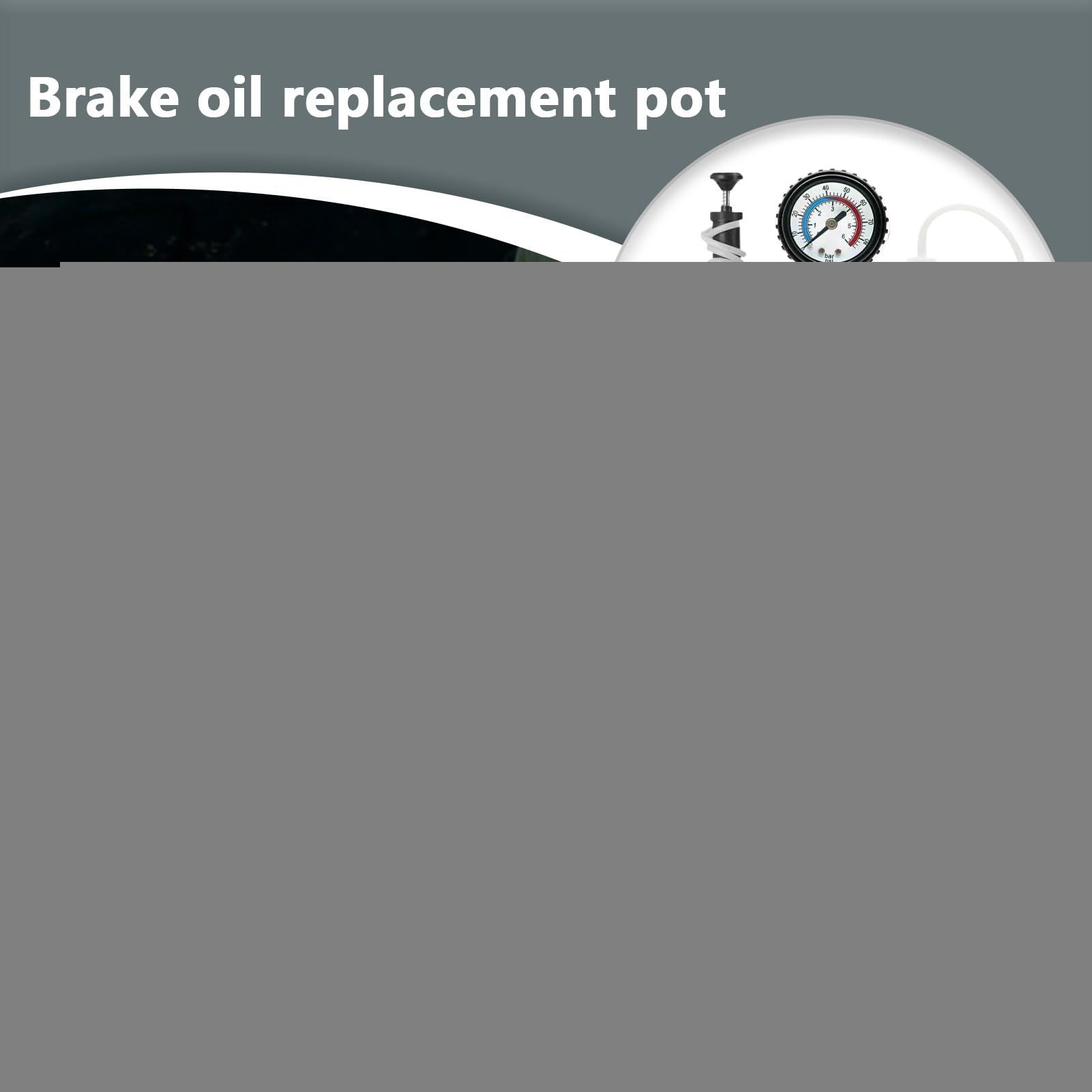 Kit spurgo freni | Strumento di spurgo per cambio olio liquido freni | Strumento di ricambio per riparazione motore ampia compatibilità per appassionati di manutenzione veicoli