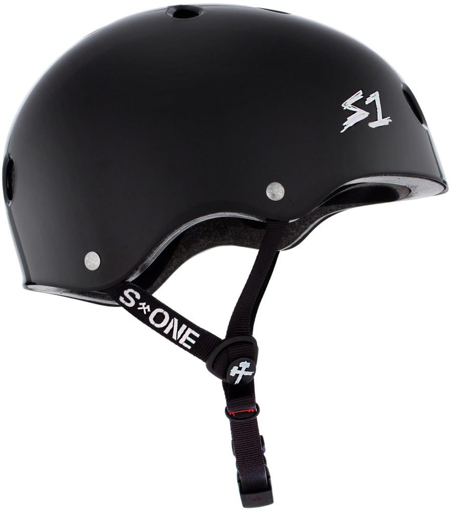 S-ONE Protection | Casco Helmet Lifer Black Gloss | Talla L | Color Negro
