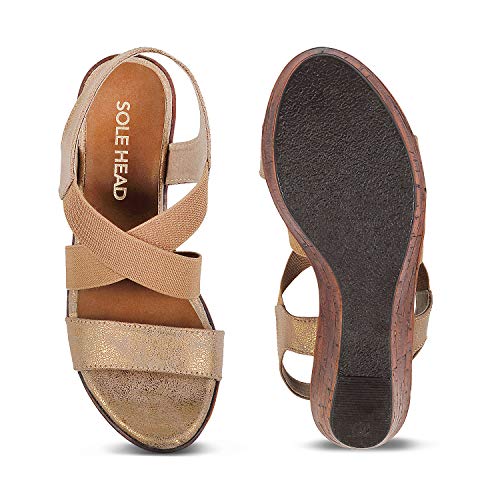 Image of SOLE HEAD Antique Wedges Women Sandals