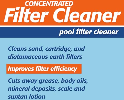 Pool Mate 1-Quart 4-Pack Concentrated Pool Filter Cleaner, Made in USA - Thumbnail 6