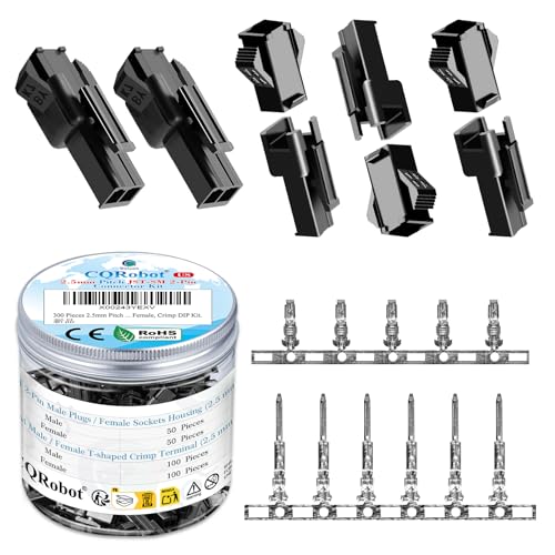 Conectores JST-SM de 2.54mm adaptador pin header macho hembra 2 pines kit crimpado de cables