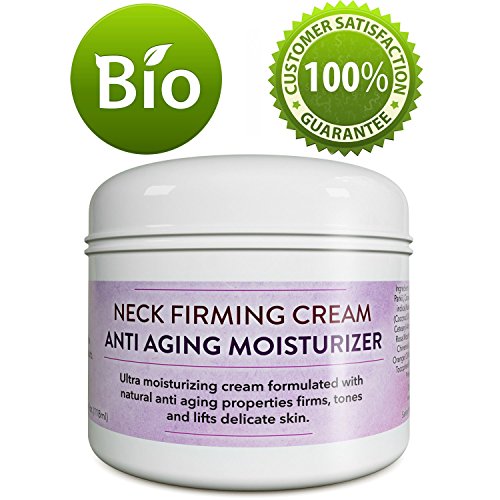 Neck Firming Cream Anti-Aging Moisturizer For Women And Men - Firms Tones And Lifts Delicate Skin - Anti Wrinkle Cream With Antioxidants Coconut Jojoba & Avocado - 4 Oz – Paraben free By Honeydew