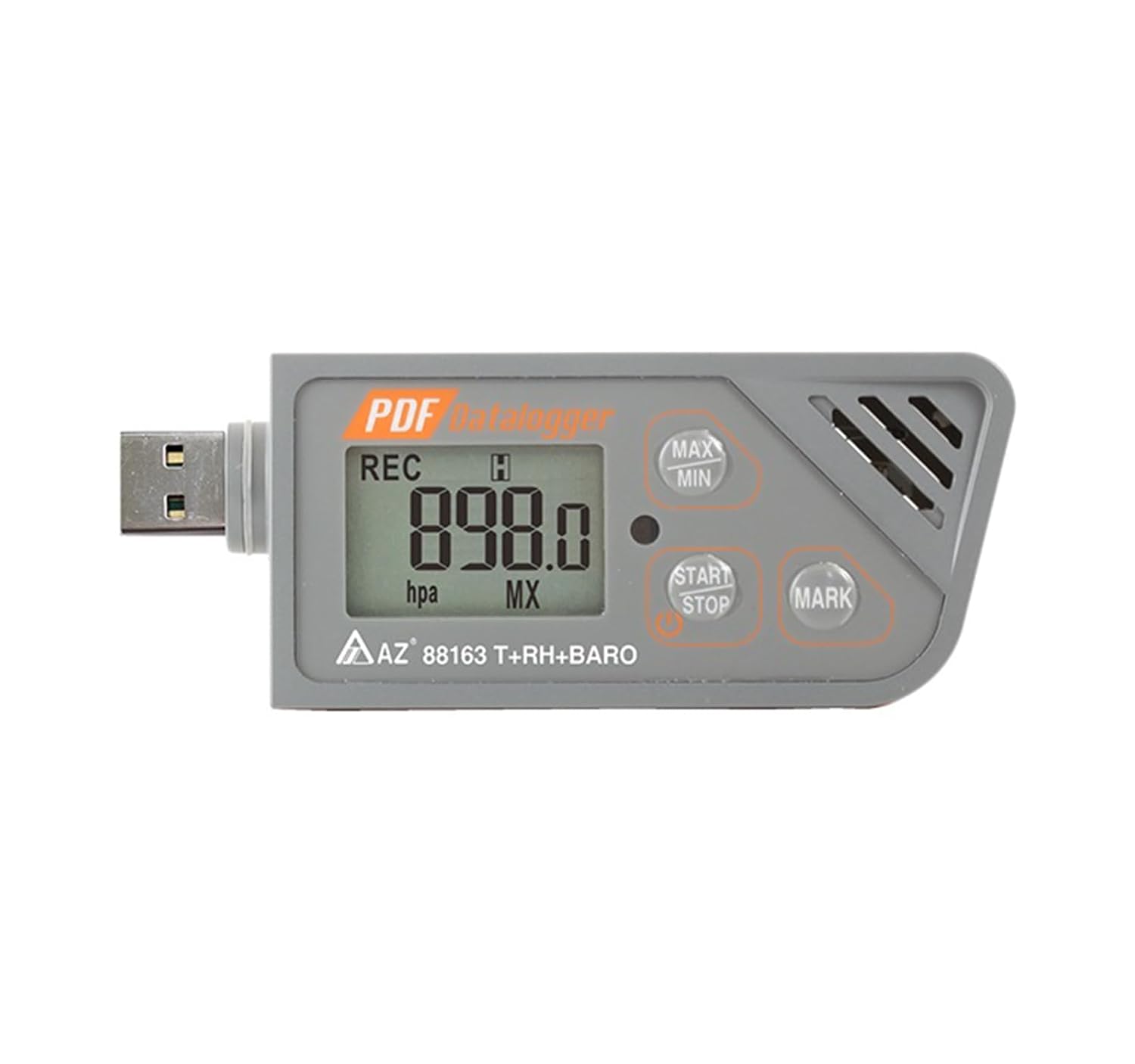 AZ88163 Temperate Humidity Barometric Pressure Data Logger Temp. RH Baro. USB Data Logger AZ-88163