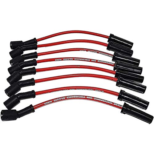 A-Team Performance Silicone Spark Plug Wires Set Compatible with GMC