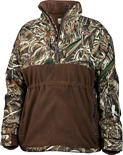 Drake Waterfowl MST Ladies Eqwader Plus 1/4 Zip Realtree Max-5 XSmall