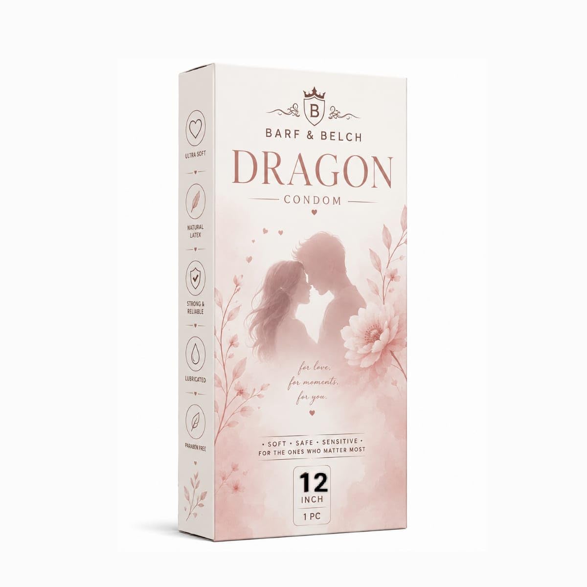Premium Dragons Condom, 12.0 big man Inch, Silicone, Natural Color, Extra Pleasure, Textured, Unflavoured, for Men-image-32