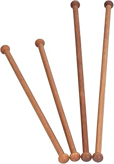 Wooden pole,sticks for crafting，Wooden Banner Pole,4Pcs Wooden Banner Tapestry Pole 31cm and 23cm Horizontal Flag Hanger Banner Pole Woving Tapestry