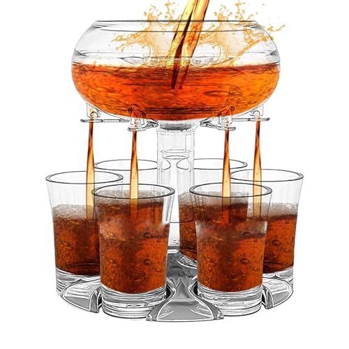 Dispensador de vasos de chupito, dispensador de chupitos de barra, dispensador de líquidos ajustable, soporte dispensador de vasos de chupito, soporte para verter vino, separador de líquidos con tapón