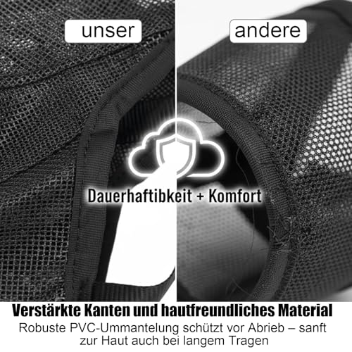 1 X Hundemaulkorb, Ultra-Atmungsaktives Netzdesign, Verstellbarer Beißkorb Für Große Und Mittlere Hunde, Ideal Für Langnasige Rassen Wie Schäferhund Und Labrador XL