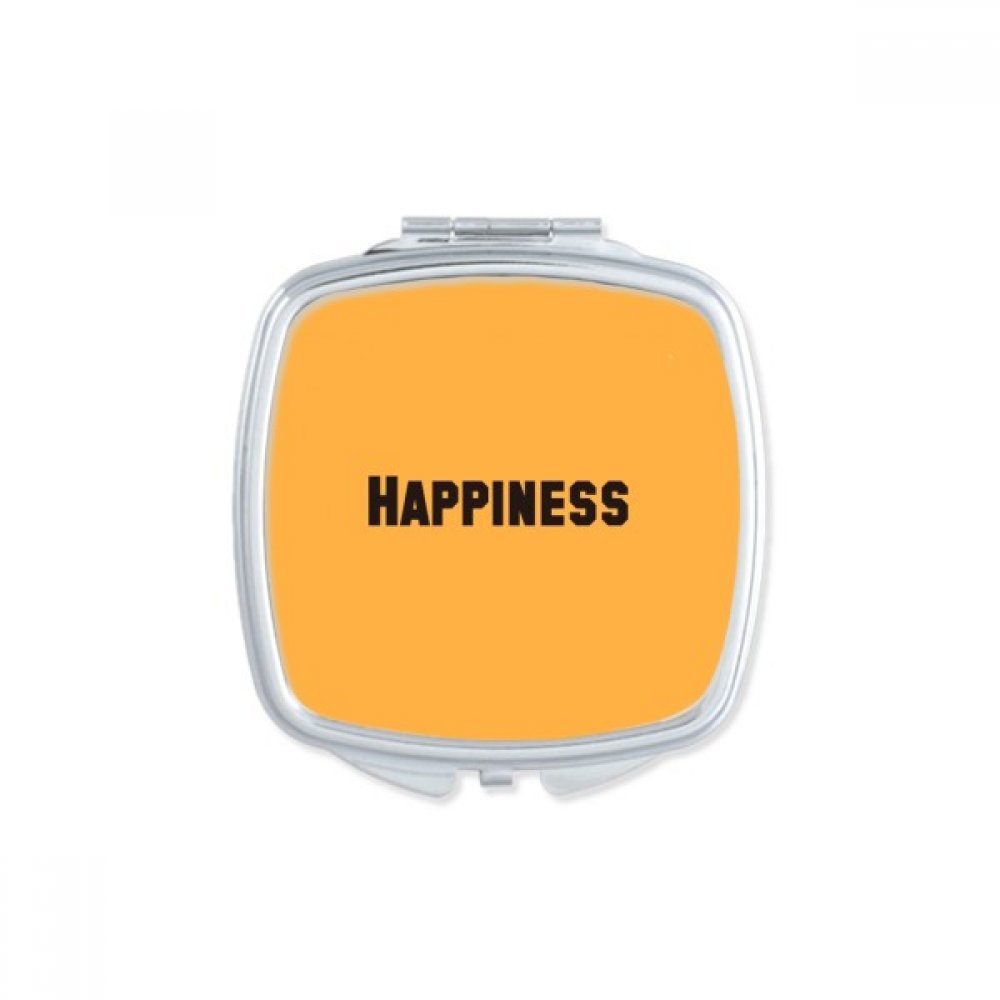 Miroir de poche portable Bonheur pour corriger son maquillage facilement n'importe où