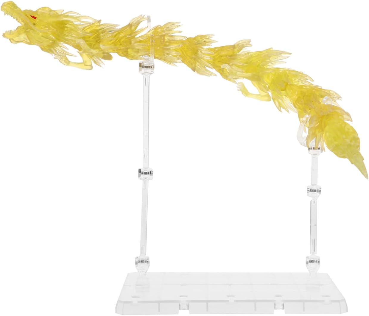 Kisangel Dragon Effect Parts for Action Figures Display Stand 14.17X14.17In Reusable Model Accessories with Dynamic Special Effects for Collectible Toys
