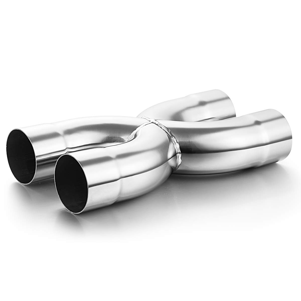 Buy AKARCK Exhaust Tip X Pipe 2.5” Inlet, Dual 2.5” Inlet Dual 2.5
