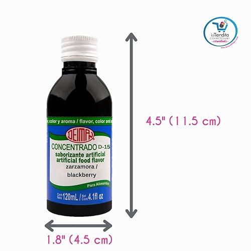 Miniatura 9 de Deiman Concentrado artificial de mora aromatizante D-15 (4 fl oz)