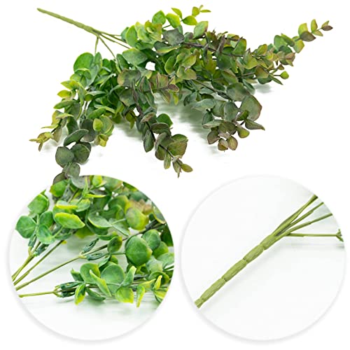 SZXMDKH Piante Artificiali, 3 Arbusti Verdi in