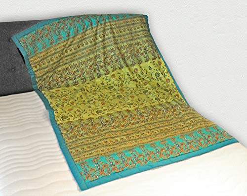 Preisvergleich Produktbild Bassetti MONTEFANO Plaid, Baumwolle, GRÜN, 155X220