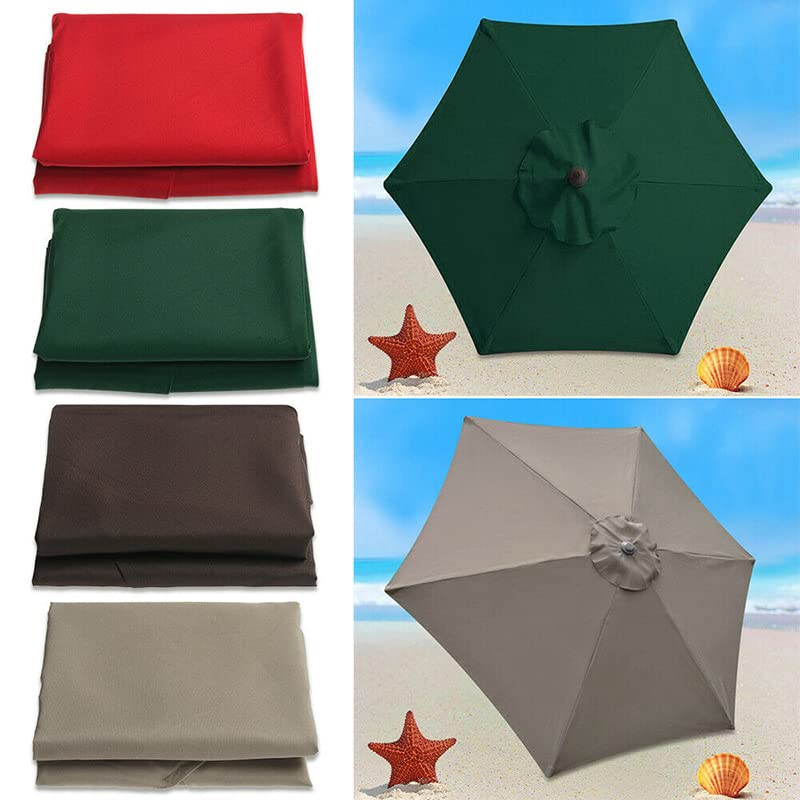 Copertura Ombrellone Giardino 3 Metri 8 Costole Verde