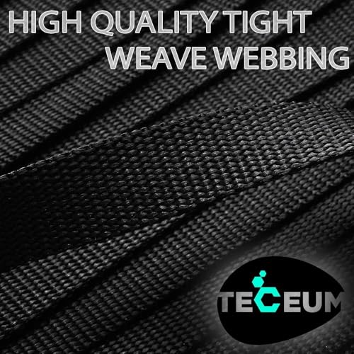 Image of TECEUM 3 /4 inch & 5 /8 inch & 1 inch & 1.5 inch & 2 inch Webbing - 10 25 50 Yards - 40+ Colors - Heavy Duty 1 Inch 1.5 Inch 2 Inch Backpack Straps - Webbing for Outdoors Indoors Crafting DIY