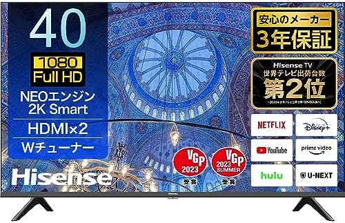 Amazon | ハイセンス 40V型 フルハイビジョン 液晶 テレビ 40A40H  