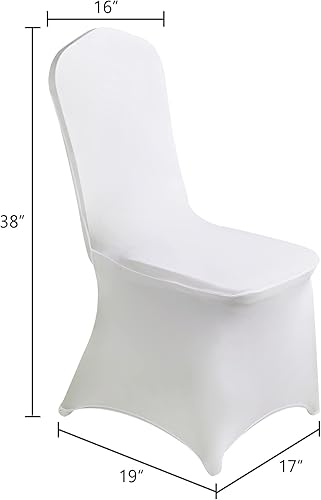 Miniatura 3 de SUPERO Funda impermeable de elastano para silla, 25 unidades, fundas elásticas para sillas de comedor, fundas de poliéster para sillas de