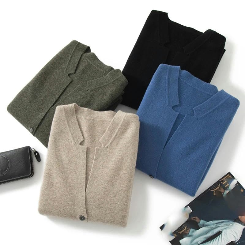 Pull décontracté homme boutonné uni pour ne plus hésiter le matin - 5