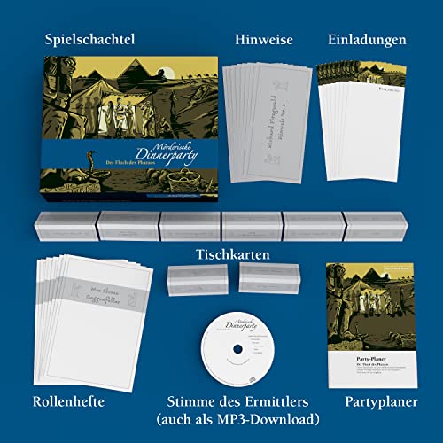 Stadtkrimis Exit Escape Stadtführung Mörderische Dinnerparty - Der Fluch des Pharaos