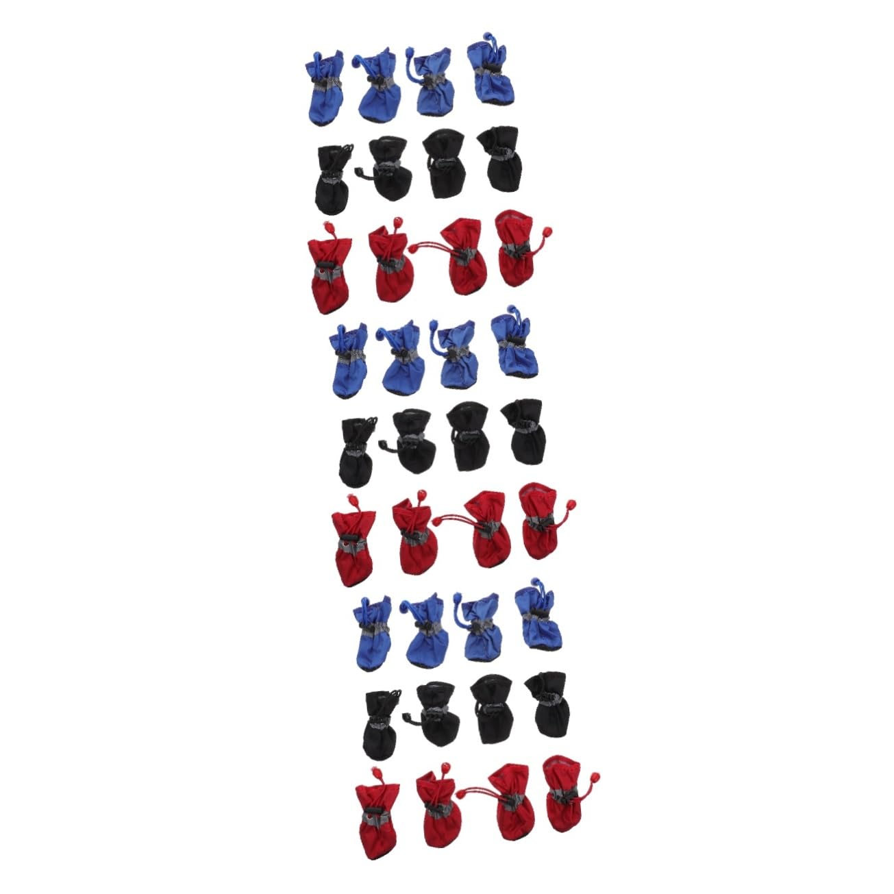 SUPVOX 9 Set Stivali per Cani da Compagnia Puppy pupphub Calzini Invernali per Animali Domestici Scarpe da Cucciolo Resistenti all'Acqua Stivali da Pioggia Scarpe per Animali Domestici