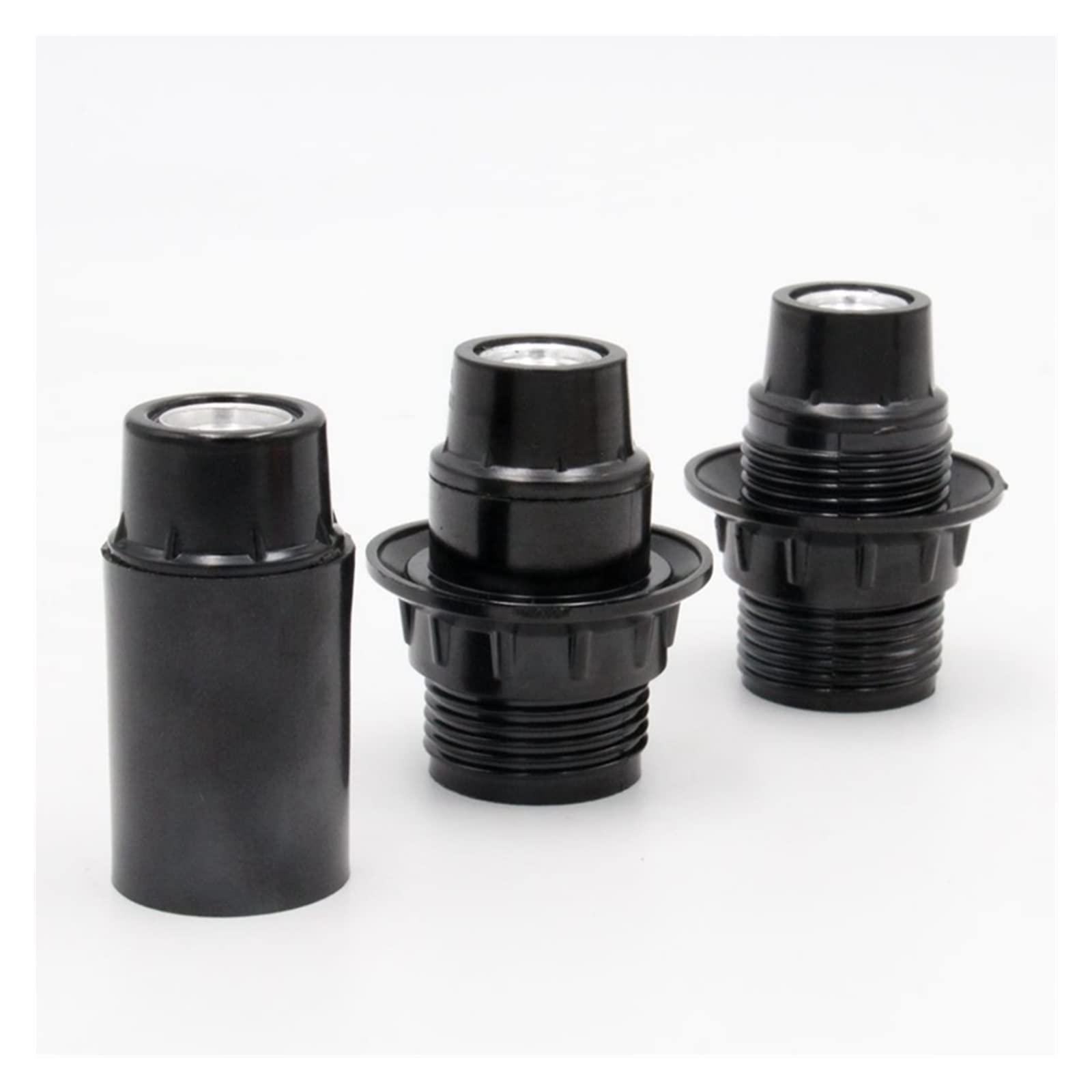 NYMFEA yaoqijie E14 Douille de Lampe en bakélite Douille d'ampoule phénolique culot de candélabre Lasting (Size : 20 Pieces, Color : Half Thread)