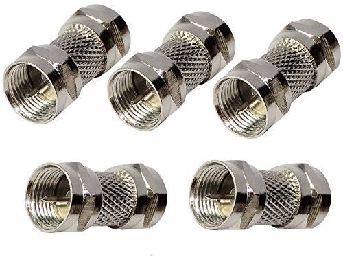 Conecto Adattatore F Ad Angolo 90° – Spina F A Presa F – Connettore Cavo Antenna Placcato Oro