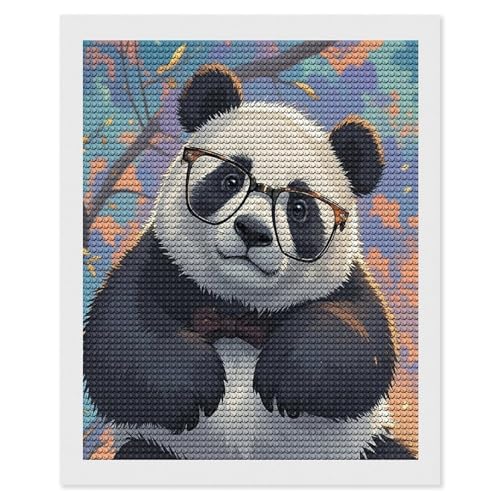 Kit de pintura de diamantes 5D para adultos: lienzo redondo grande y arte de pared interactivo