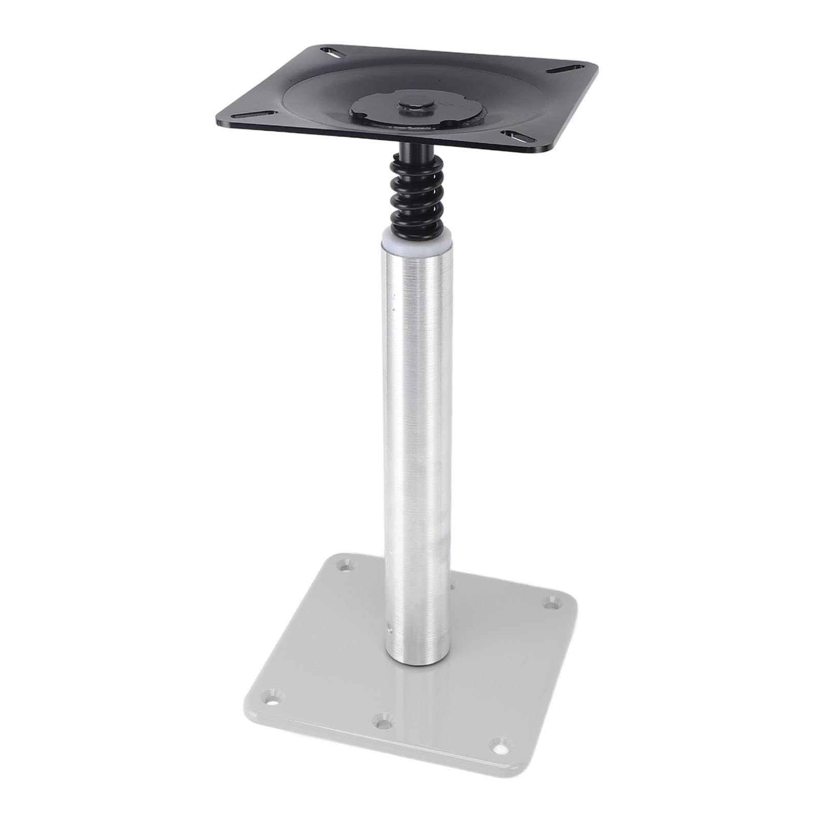 Boat Seat Pedestal, Adjustable Boat Seat Pedestal and Bases with Swivel, Aluminum Alloy Anti Slip Heavy Duty Boat Seat Base for Boat Seats Captain Chair Fishing Seats