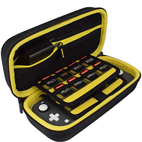 TAKECASE Carrying Case for Nintendo Switch Lite, Travel Case Fits Adapter/Charger, Includes 19