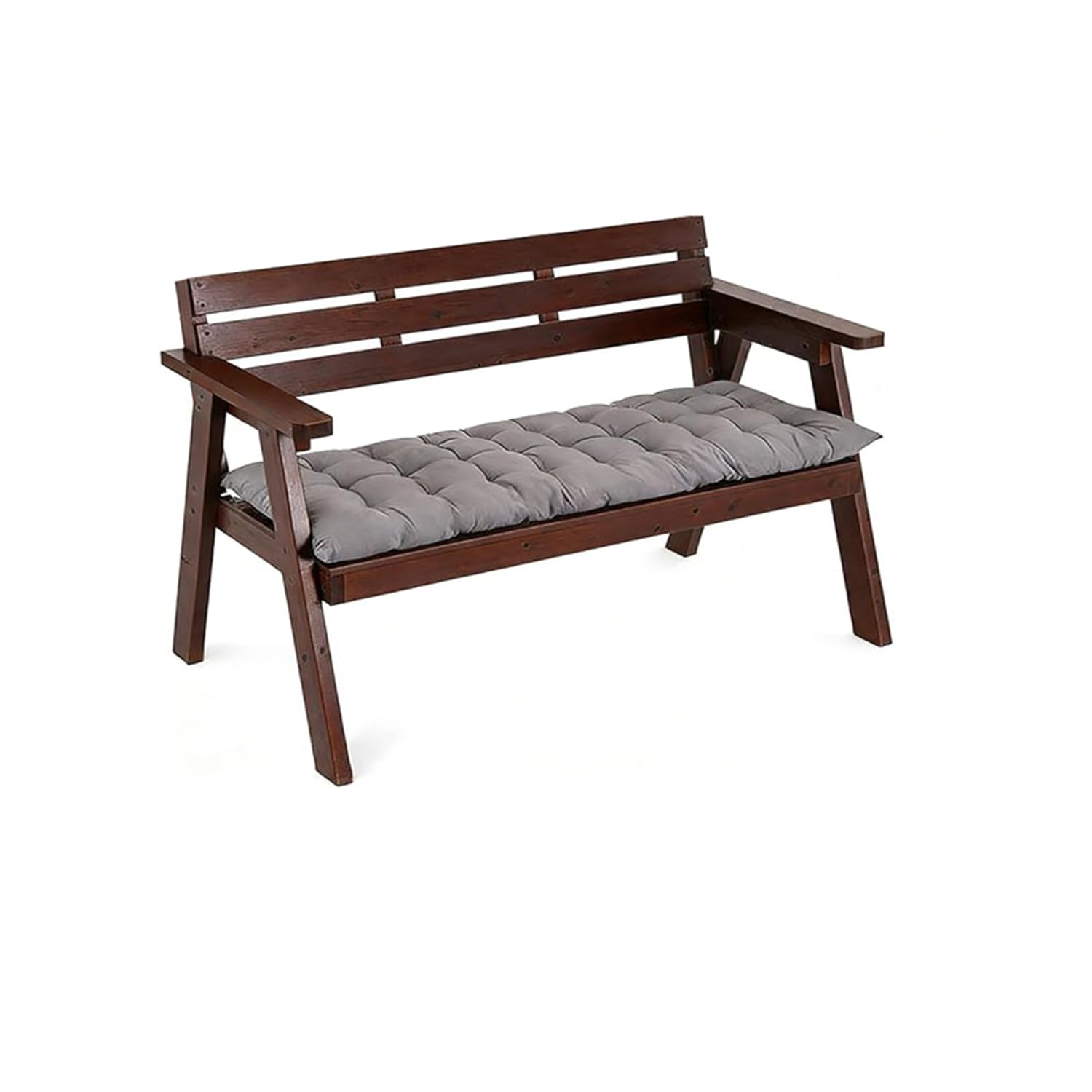 Pongpai Indoor/Outdoor Bench Seat Cushions, Garden Patio Swing Chair Pad with Non-slip Design, Thick Rectangle Furniture Padded (Gray,53x170cm) — image 1