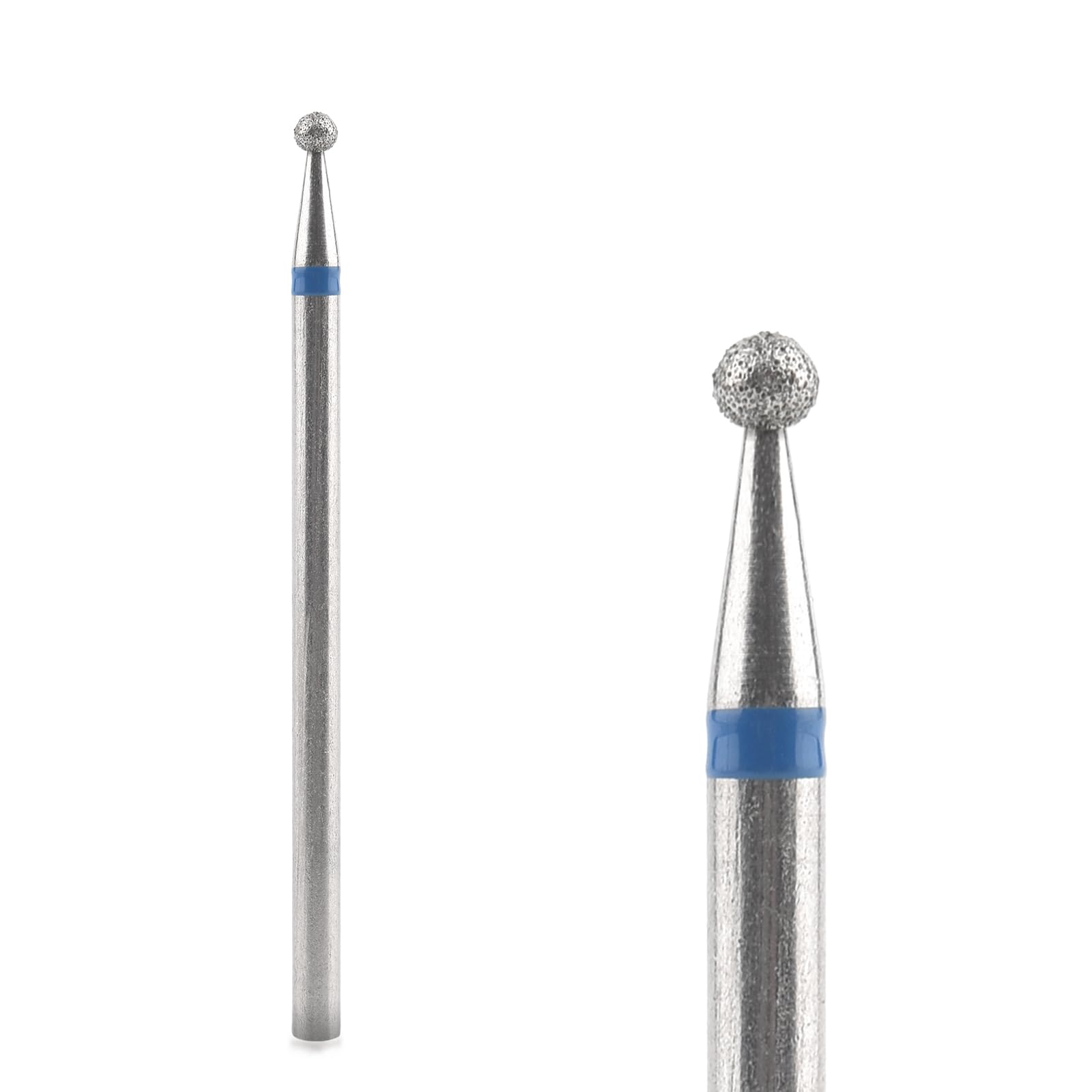 Rolabling 12 Sizes Ball Shape Nail Drill Bit Nail Polish Gel Removal for Electric Nail Drill Manicure Machine Accessories Tool (20D-M)