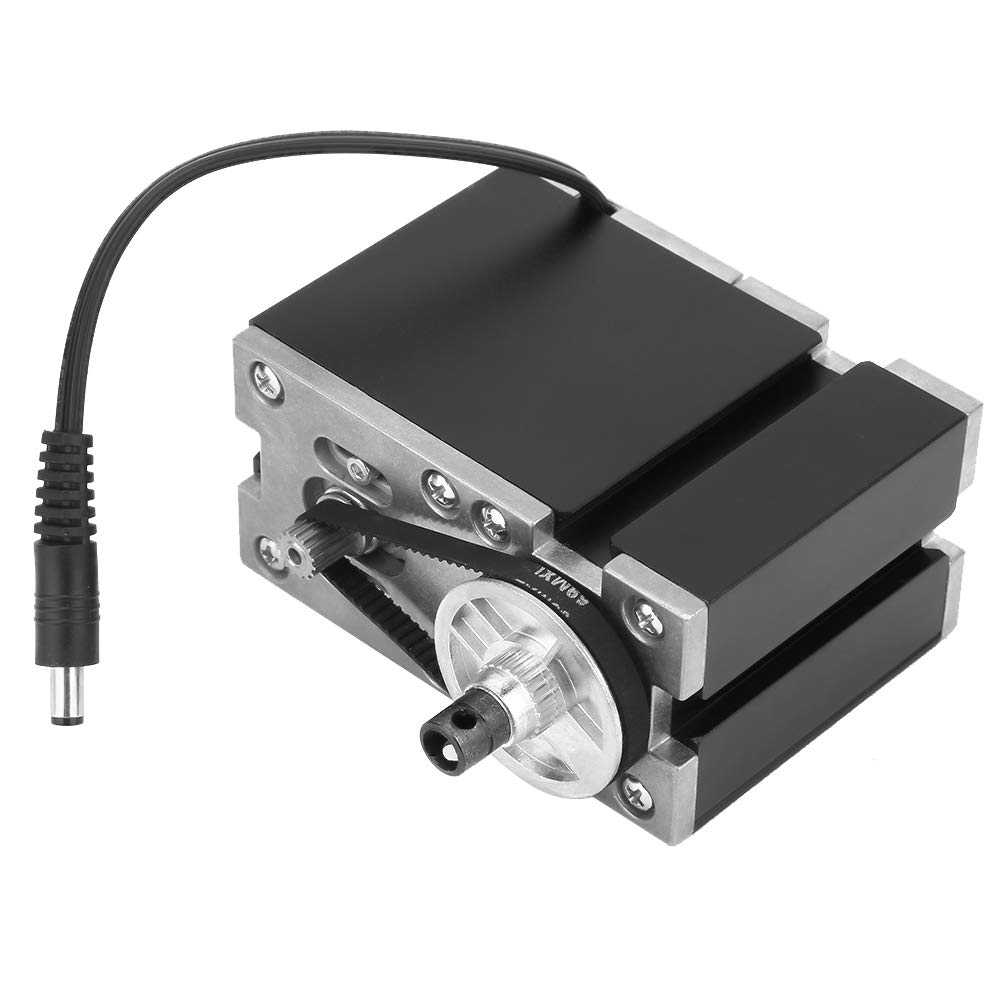 YWBL-WH Motore Z004MTS, Motoriduttore Ad Alta velocità in Lega di Alluminio, 60 W 12 V, per Piccoli Macchinari Fai da Te e Applicazioni Multiuso