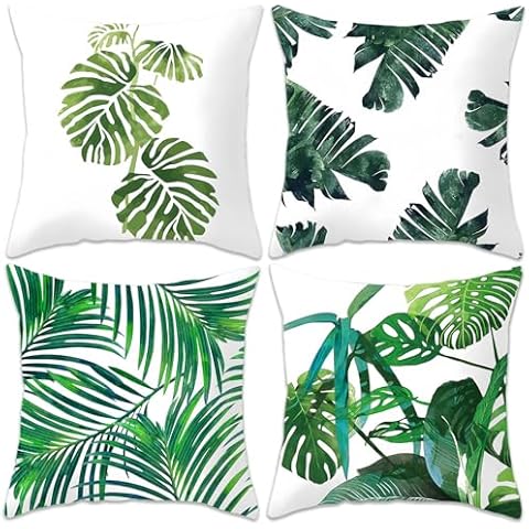 Betadistor Tropical Plants Cushion Covers Set Cover