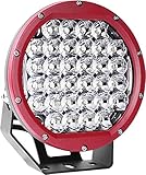 Primelux 8inch 160W LED Offroad Light 14400LM Fog Light Bumper Work Light Super Bright Driving Light Spot Beam Pod Light Compatible with Jeep Wrangler Vehicles Truck Pickup Car ATV UTV