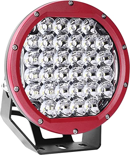 Primelux 8inch 160W LED Offroad Light 14400LM Fog Light Bumper Work Light Super Bright Driving Light Spot Beam Pod Light Compatible with Jeep Wrangler Vehicles Truck Pickup Car ATV UTV