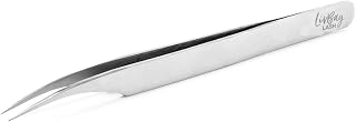 LivBay Lash - Curvy Babe Eyelash Stainless Steel Tweezer for Isolation and Classic Lash Extensions | Curved Tip | False La... Price In India