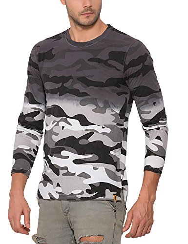 Image of CAHOOT Men's Camouflage Full Sleeve Plain T Shirt