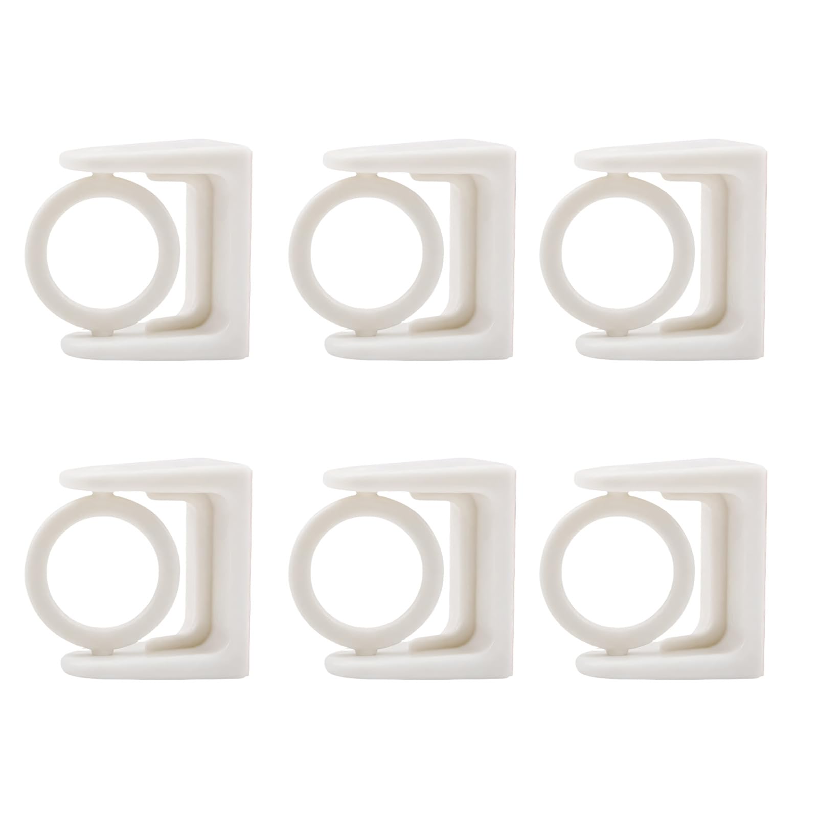 ZBIianxer Flexible Swivels Holder for Hanging Items on Adjustable Rods with Sturdy Construction Space Saving Wall Hook
