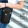 KEAFOLS Travel Wallet Passport Holder for Women abd Men. RFID Blocking Passport Wallet Travel Wallet Organiser (Black) #2