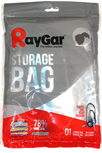 RayGar Lot de 6 Sacs de Rangement compressés sous Vide 90 x 50 cm Cover