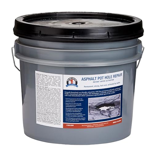 Bare Ground Winter Bare Ground Solutions 1S-APHR Asphalt Pot Hole Repair in 4-Gallon Bucket, 55 lbs