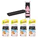 LITTLE TREES Car Air Freshener | Vent Wrap Provides a Long-Lasting Scent, Slip on Vent Blade | Cherry Blossom Honey, 4-Packs (4 Count)