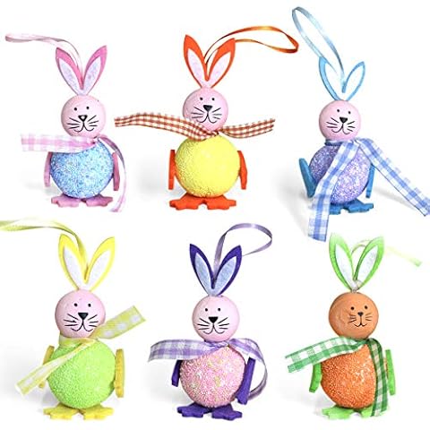 Robelli 6pc Easter Egg Bonnet Decoration Set Cover