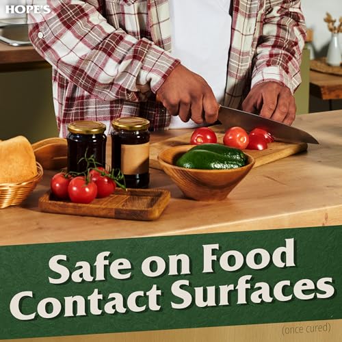 hope39s 100 pure tung oil food safe premium waterproof natural wood finish and sealer for indoor and outdoor projects16 fl oz 1 pack