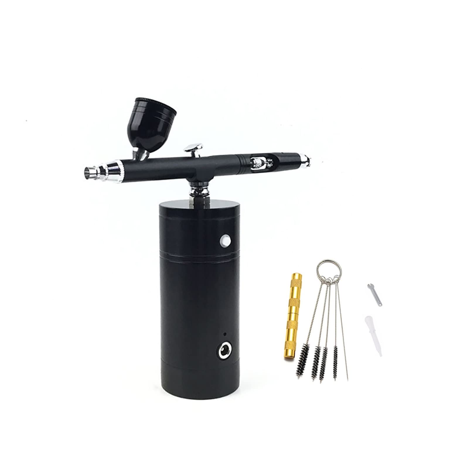 Kit aerografo per spruzzatore di Vernice a Doppia Azione con fondotinta per Trucco compressore Etichetta privata Wireless Personale Multifunzionale per pareti Interne ed Esterne della casa, soffitto