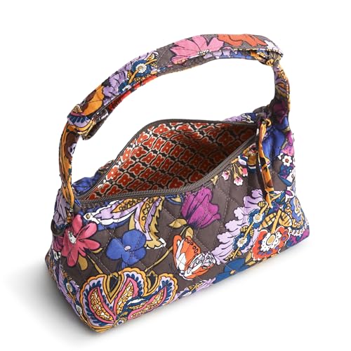 Image of Vera Bradley Women's Premium Cotton Roxbury Crescent Crossbody Bag